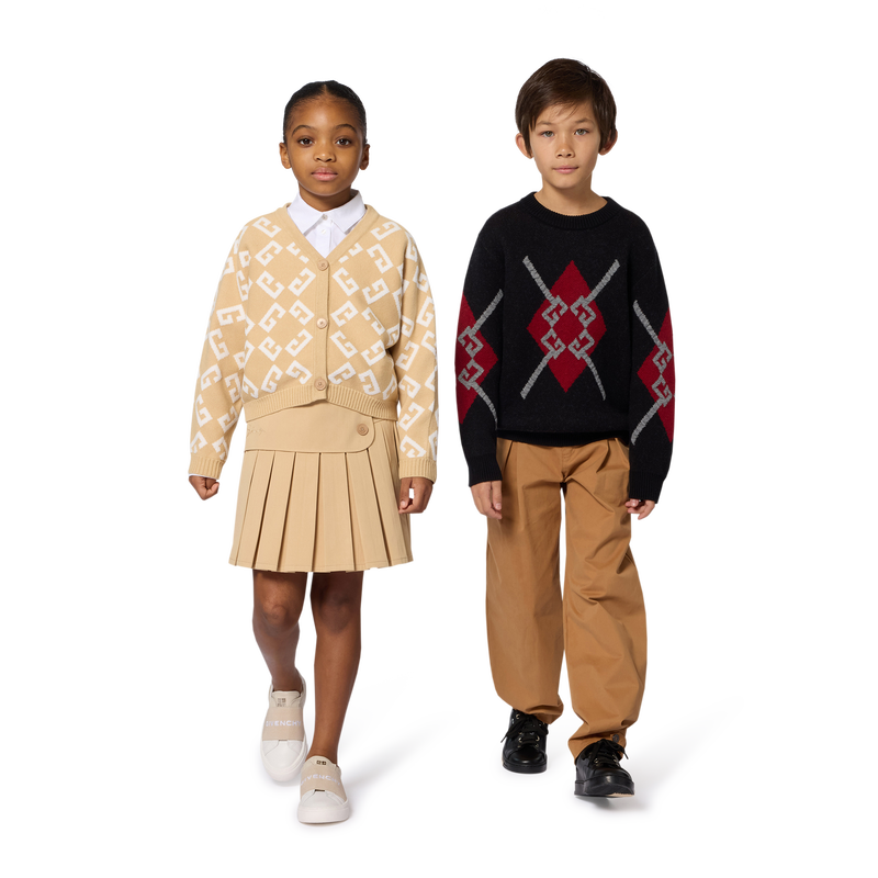 Camicia in cotone jacquard GIVENCHY 
                        BAMBINA