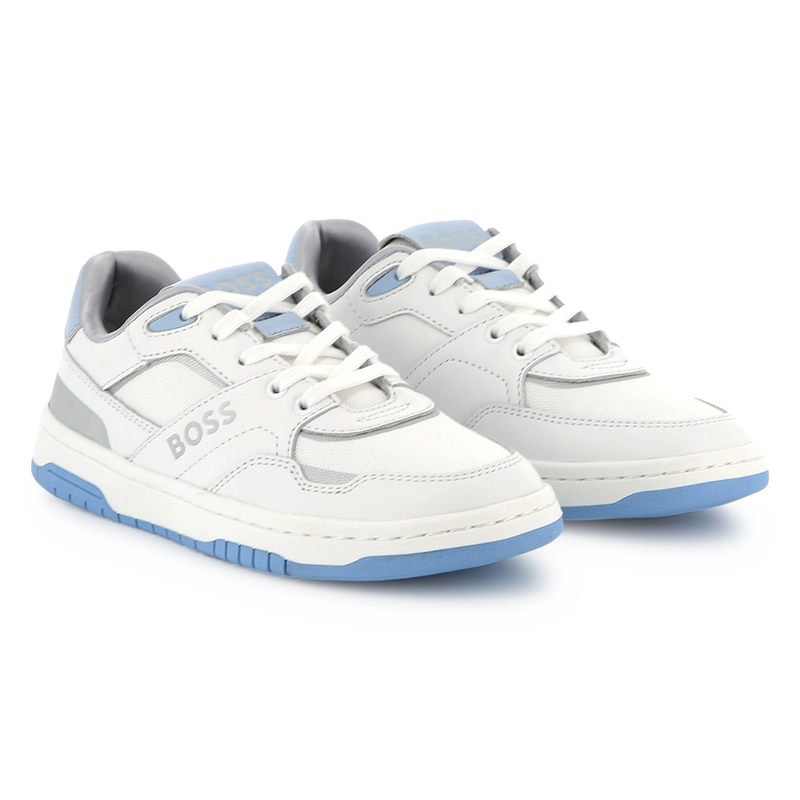 Sneakers con lacci bimateriali BOSS 
                    BAMBINA