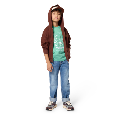 Cardigan con cappuccio KIDS AROUND RAGAZZO