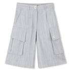 Shorts lunghi a righe DKNY 
                    BAMBINA