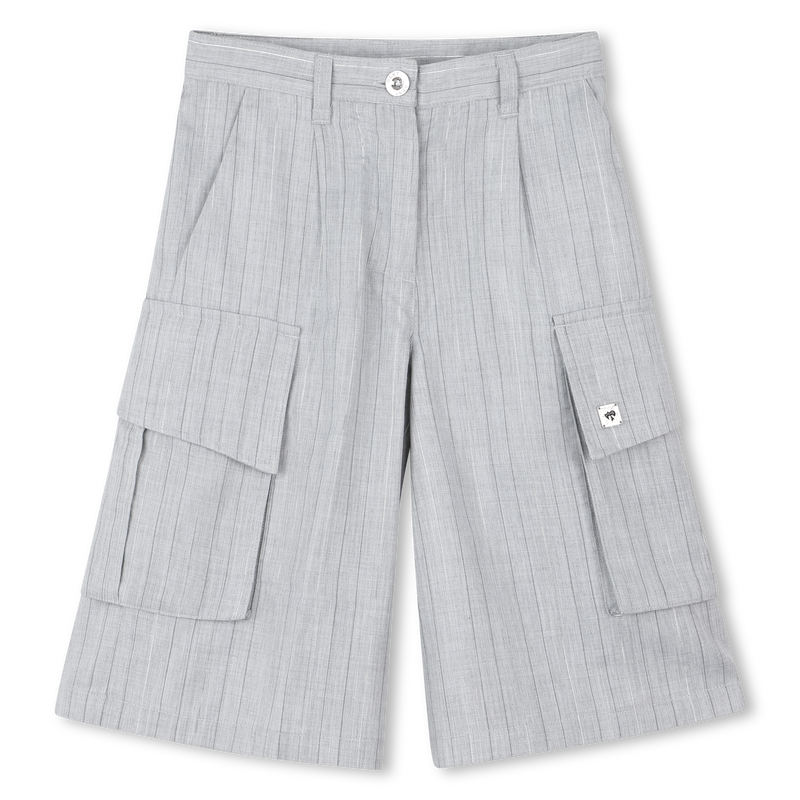 Shorts lunghi a righe DKNY 
                        BAMBINA