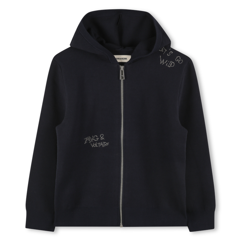 Cardigan in maglia con cappuccio ZADIG & VOLTAIRE 
                        RAGAZZO