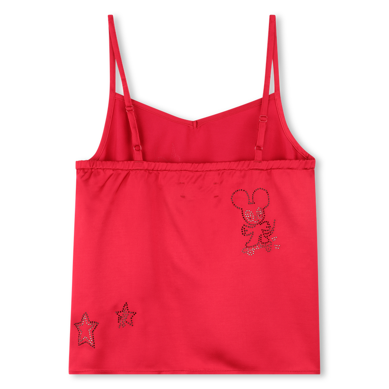 Canottiera in satin con strass ZADIG & VOLTAIRE 
                        BAMBINA