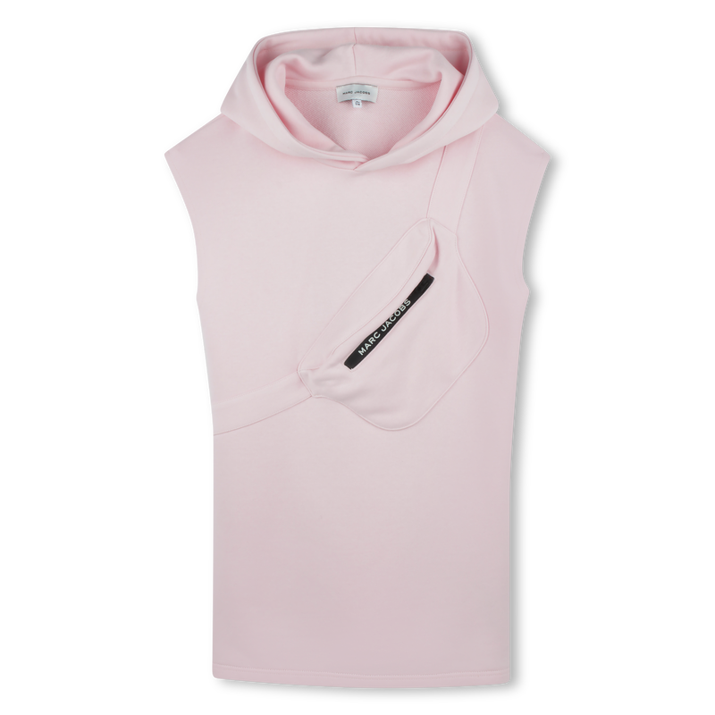 Vestito smanicato cappuccio MARC JACOBS 
                        BAMBINA