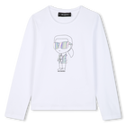 Maglietta a maniche lunghe KARL LAGERFELD KIDS 
                    BAMBINA