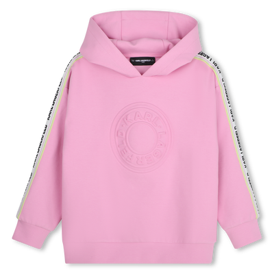 Felpa con cappuccio KARL LAGERFELD KIDS BAMBINA