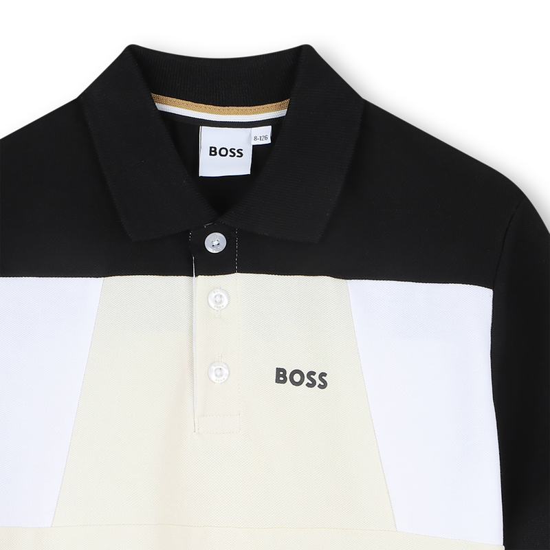 Polo color-block BOSS 
                        RAGAZZO