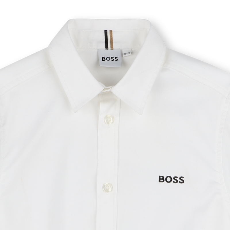 Camicia maniche lunghe cotone BOSS 
                        RAGAZZO