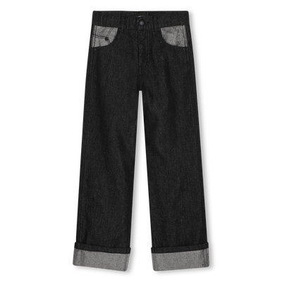 Pantaloni in denim KARL LAGERFELD KIDS BAMBINA