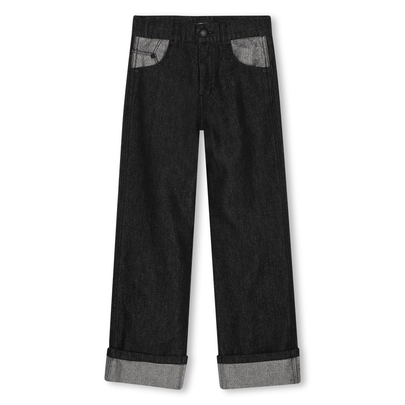 Pantaloni in denim KARL LAGERFELD KIDS 
                        BAMBINA