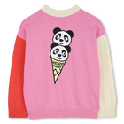 Cardigan in maglia con scollo a v KENZO KIDS 
                    BAMBINA