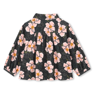 Blusa in velluto KENZO KIDS BAMBINA