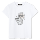 TEE SHIRT KARL LAGERFELD KIDS 
                    BAMBINA