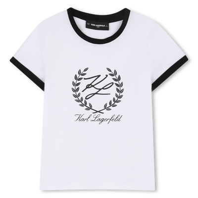 T-SHIRT MANICA CORTA KARL LAGERFELD KIDS BAMBINA