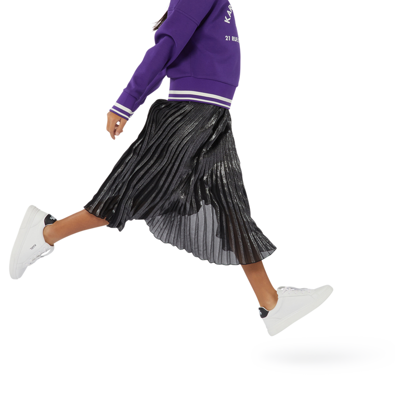 Felpa con stampa applicata KARL LAGERFELD KIDS 
                        BAMBINA