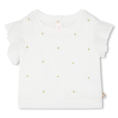 Blusa con tulle e paillettes BILLIEBLUSH BAMBINA
