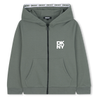 Cardigan con cappuccio DKNY 
                    RAGAZZO