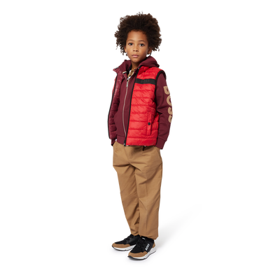 Hooded Piqué Cardigan BOSS RAGAZZO