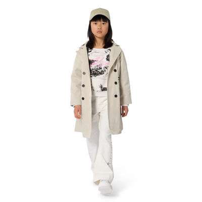 TRENCH FODERATO KARL LAGERFELD KIDS BAMBINA