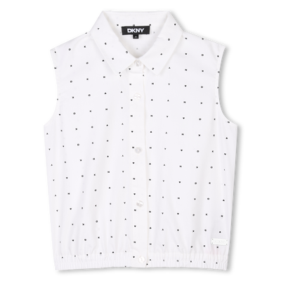 Camicia senza maniche stampata DKNY BAMBINA