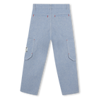 Pantaloni in cotone con tasche KENZO KIDS 
                    RAGAZZO