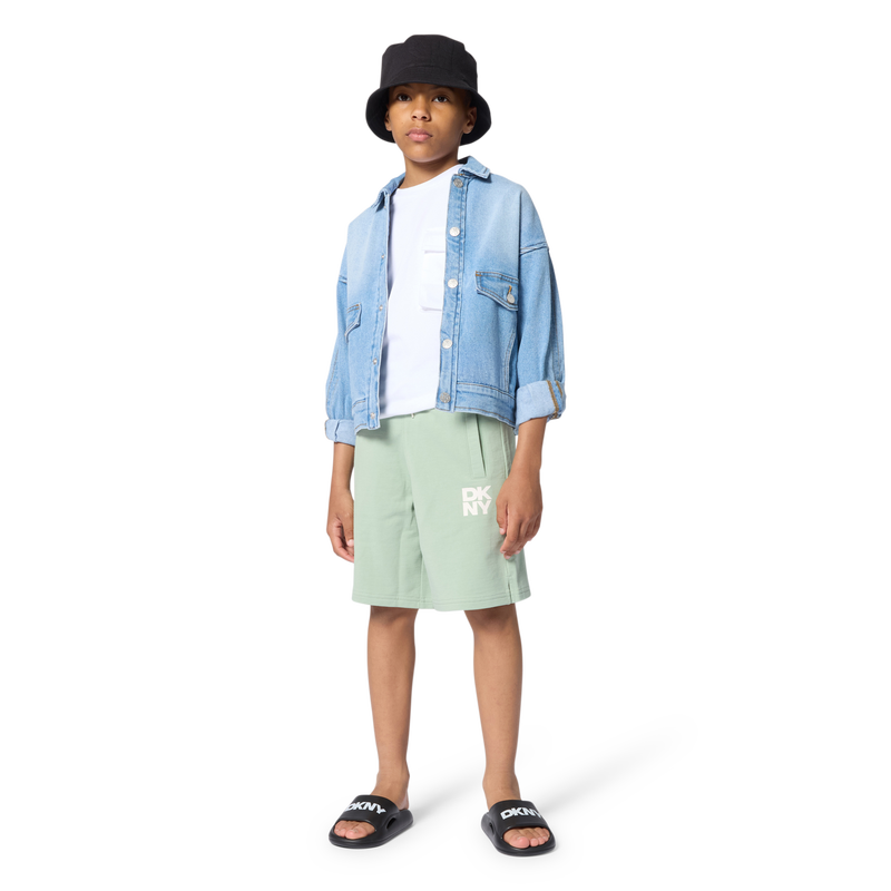 BERMUDA IN FELPA DKNY 
                        RAGAZZO