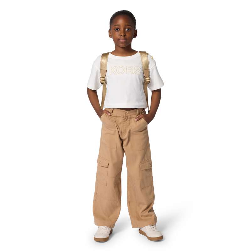 T-SHIRT MANICA CORTA MICHAEL KORS 
                        BAMBINA