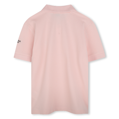 Polo con stemma e ricamo KENZO KIDS UNISEX
