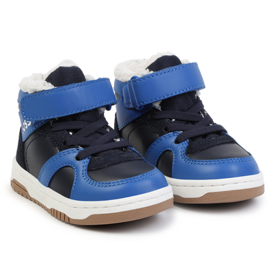 Sneakers con velcro e lacci BOSS RAGAZZO