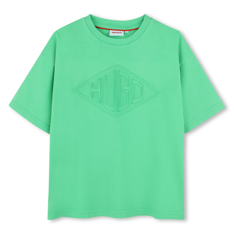 T-shirt washed out in cotone HUGO 
                        RAGAZZO