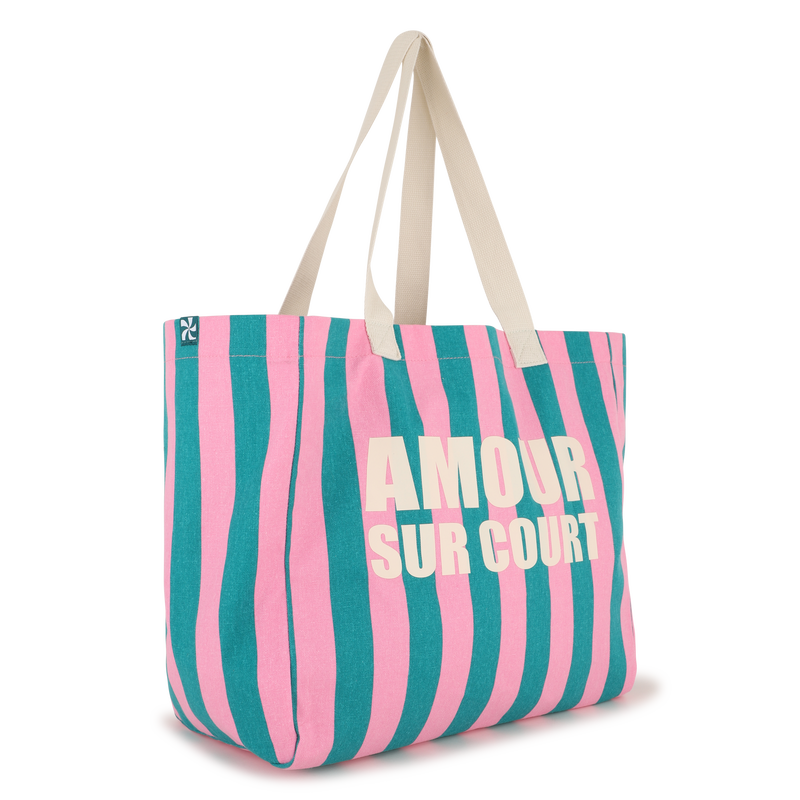 BORSA TOTE IN COTONE KIDS AROUND 
                        BAMBINA