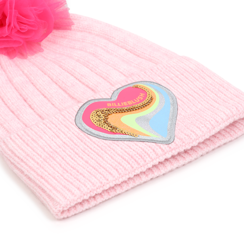 Berretto con pon-pon in tulle BILLIEBLUSH 
                        BAMBINA
