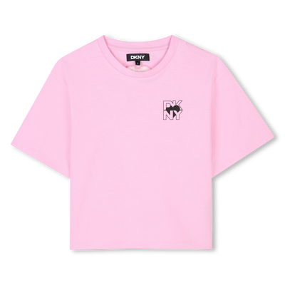 T-shirt maniche corte cotone DKNY BAMBINA