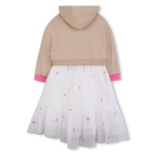Abito bi-materiale BILLIEBLUSH 
                    BAMBINA