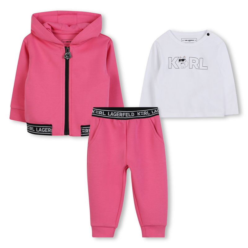 Set da jogging 3 pezzi KARL LAGERFELD KIDS 
                        BAMBINA