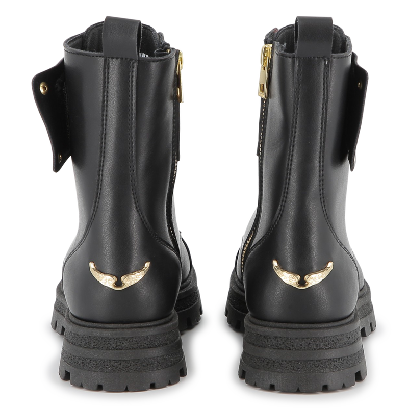 Stivali stringati in pelle bovina ZADIG & VOLTAIRE 
                        BAMBINA