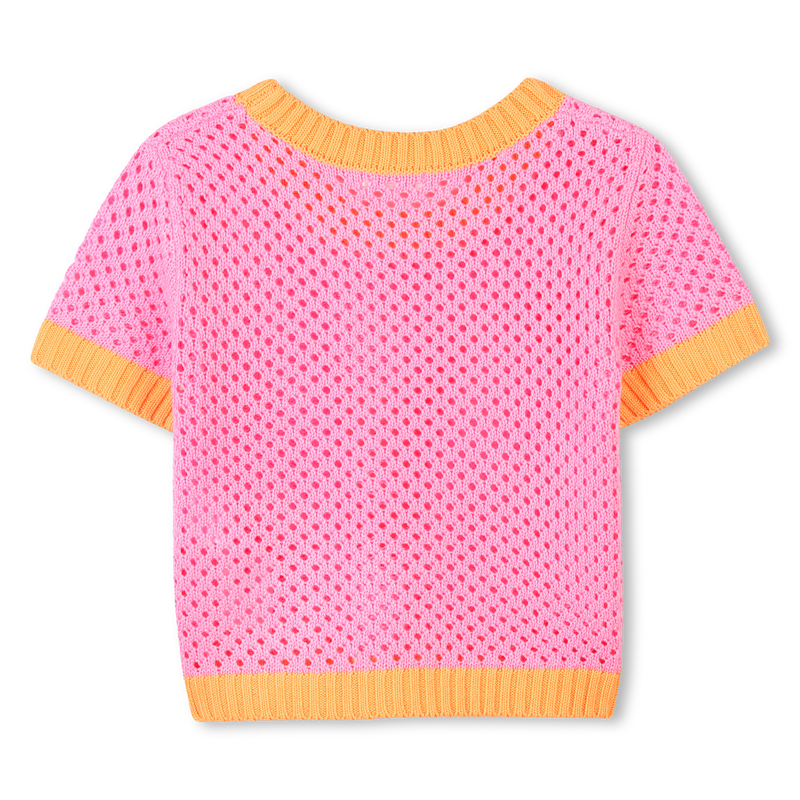 T-shirt in maglia bicolore BILLIEBLUSH 
                        BAMBINA