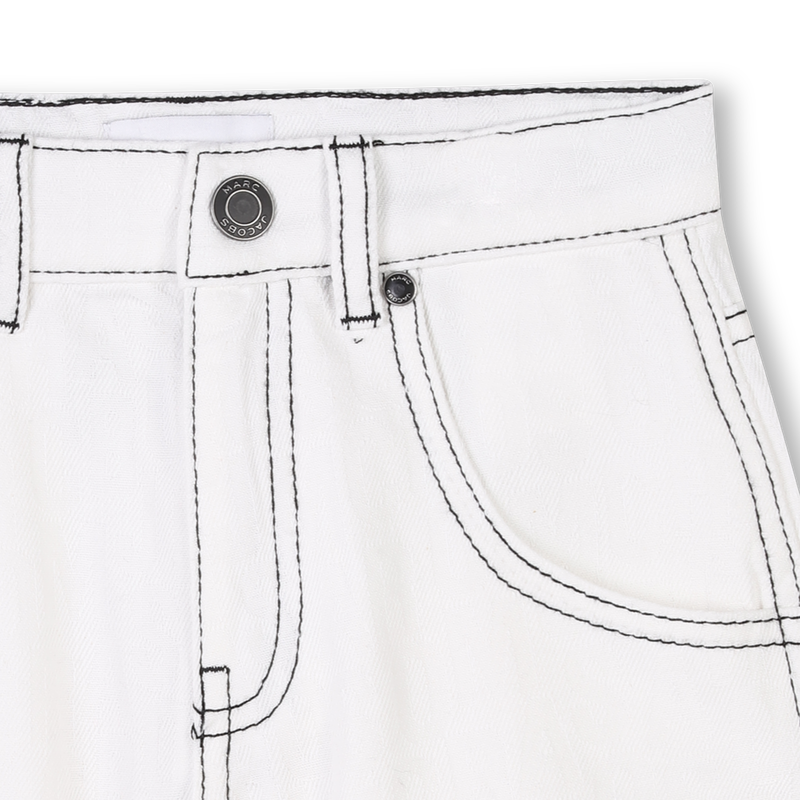 Shorts stampati in cotone MARC JACOBS 
                        BAMBINA