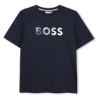 T-shirt a maniche corte, MARINE, hi-res
