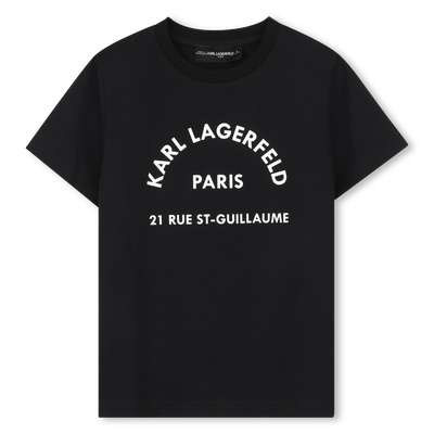 T-shirt a maniche corte KARL LAGERFELD KIDS BAMBINO