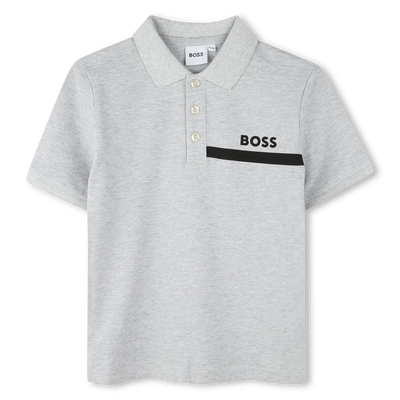 POLO A MANICHE CORTE BOSS RAGAZZO