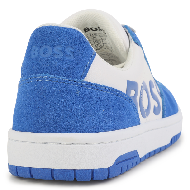 Sneakers stringate con logo