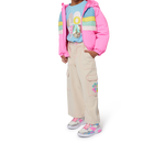 Piumino multicolore cappuccio BILLIEBLUSH 
                    BAMBINA