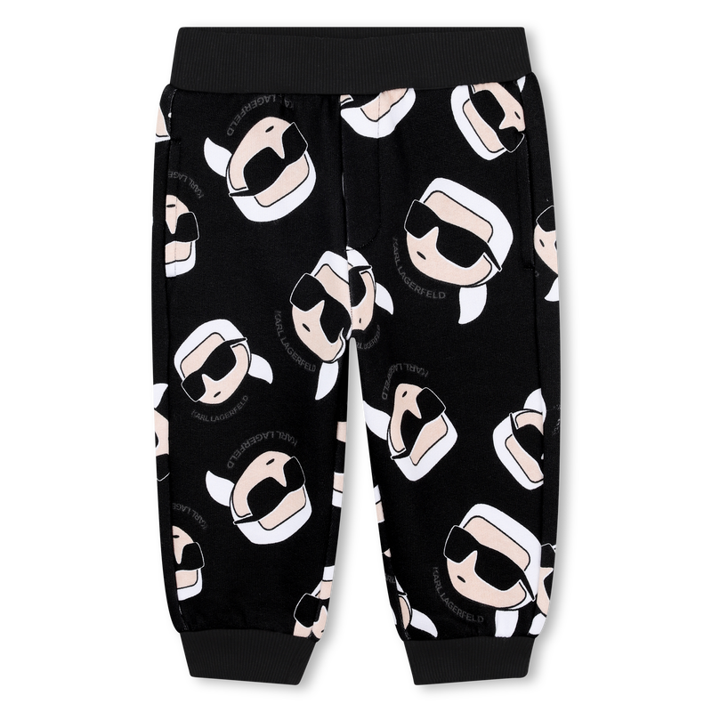 Brushed fleece pants KARL LAGERFELD KIDS 
                        RAGAZZO