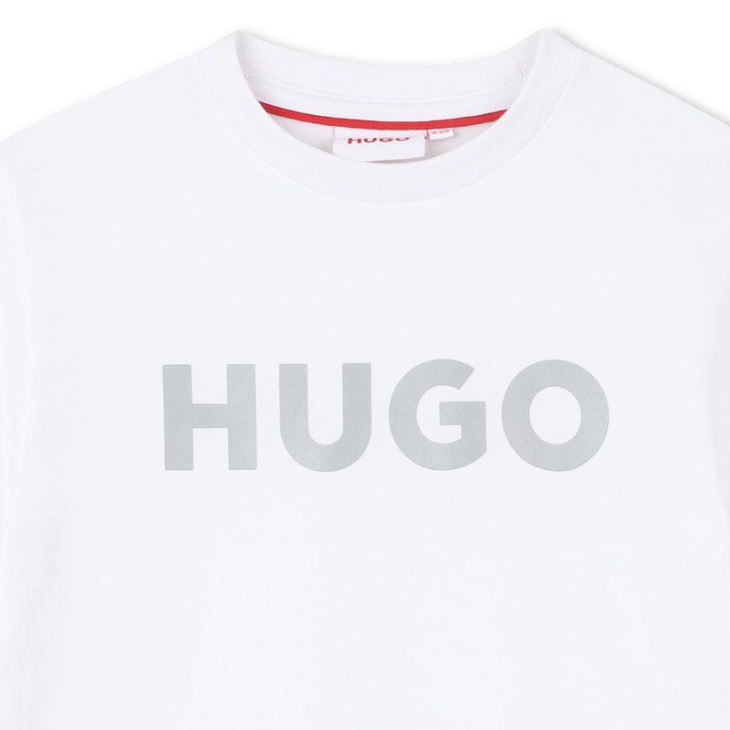 T-SHIRT A MANICHE CORTE HUGO 
                        RAGAZZO