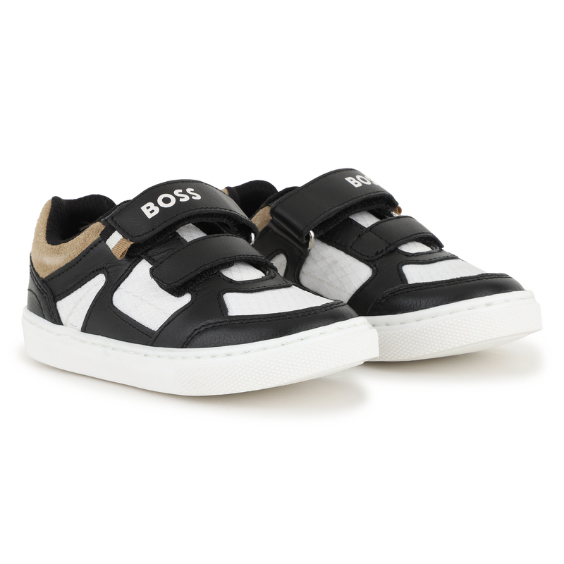 SNEAKERS CON STRISCE A STRAPPO BOSS 
                        RAGAZZO