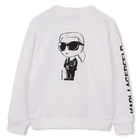 Felpa stampata KARL LAGERFELD KIDS 
                    RAGAZZO