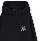 Giacca a vento con cappuccio KARL LAGERFELD KIDS 
                    RAGAZZO