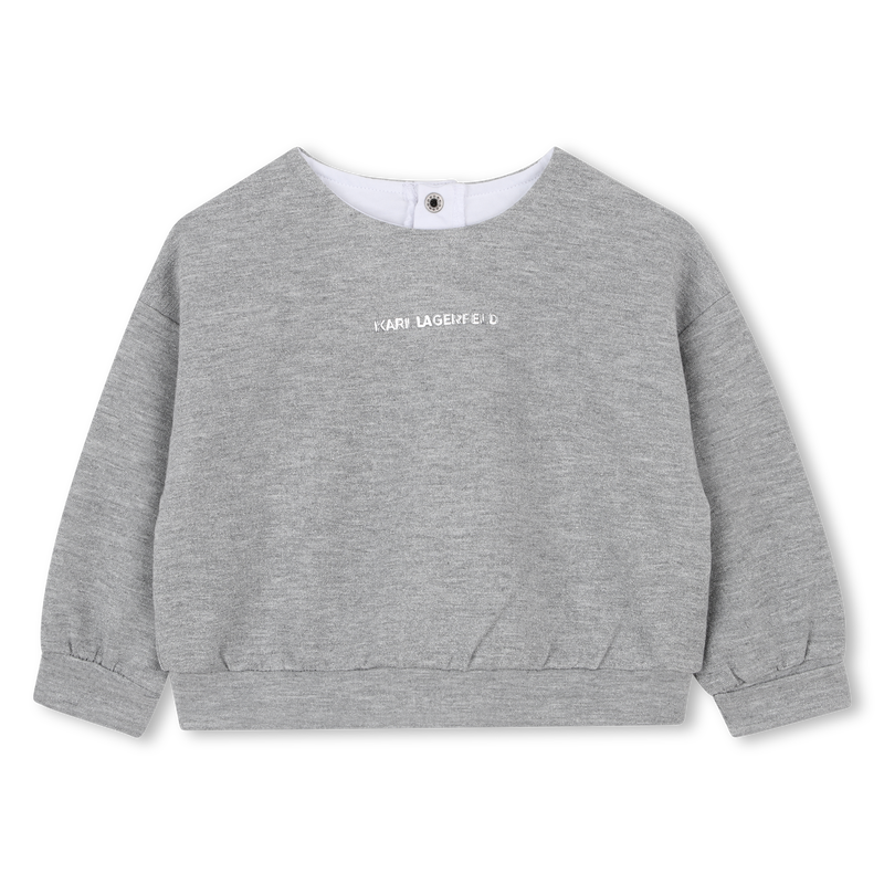 Set felpa e gonna KARL LAGERFELD KIDS 
                        BAMBINA