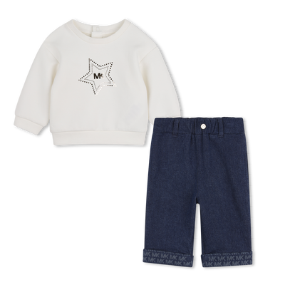 Completo felpa e pantaloni MICHAEL KORS BAMBINA